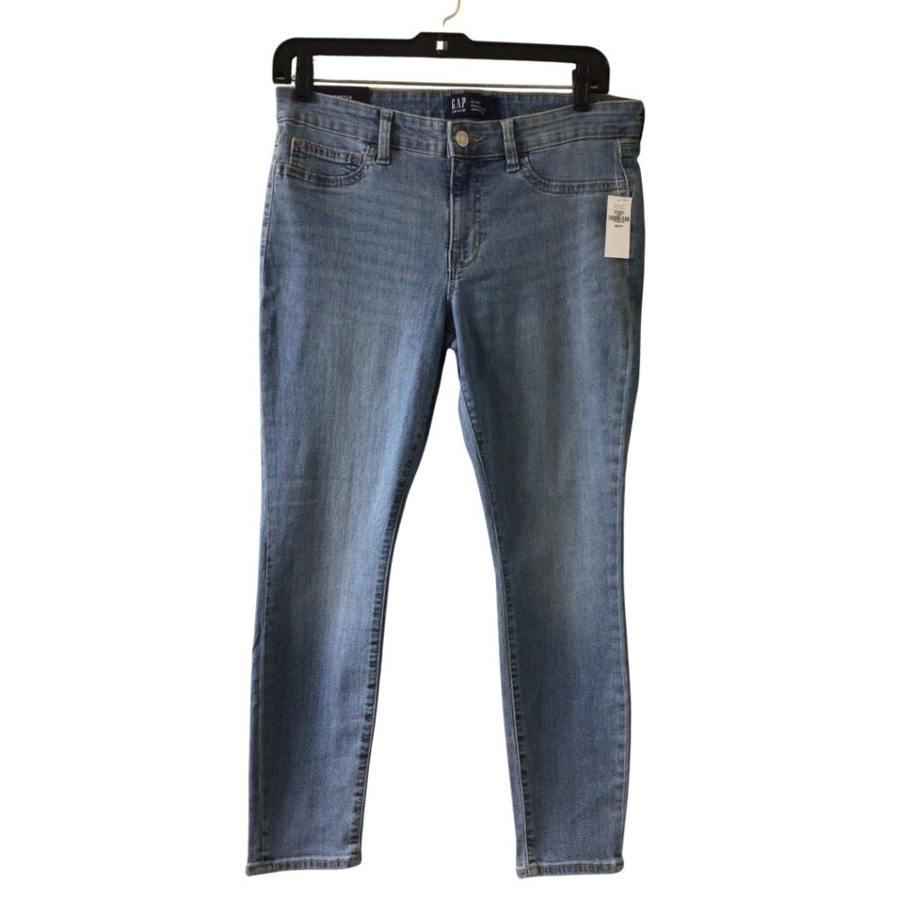 NWT Gap Jeans Women’s 6 / 28 P Petite Blue Favorite Jegging Denim Stretch Skinny